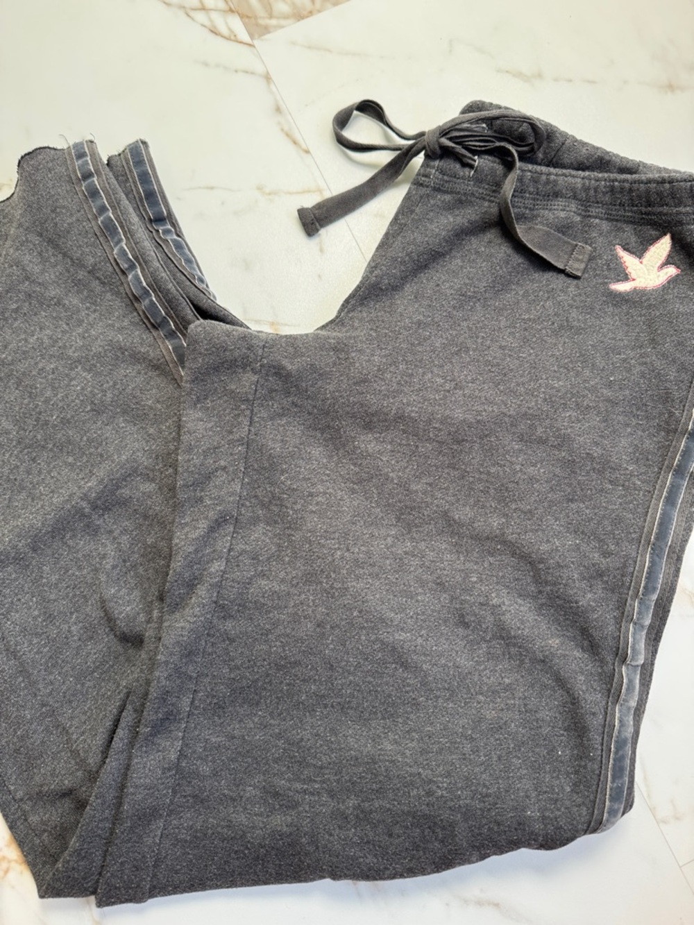 Women’s Wide Leg Lounge Pants - Charcoal